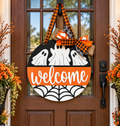 Halloween Ghost Welcome Door Hanger