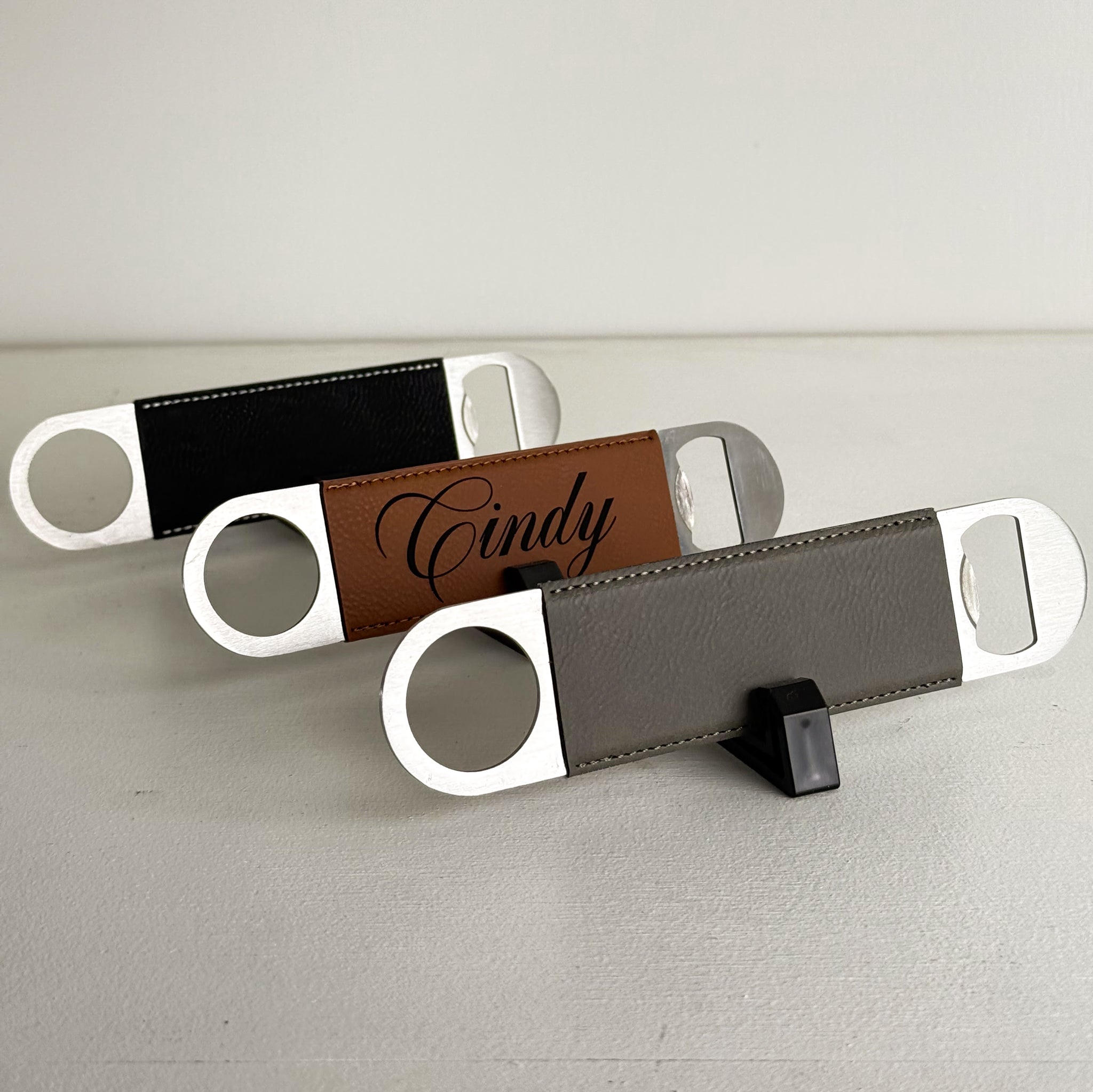 Leatherette Bottle Opener