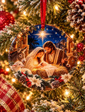 Nativity Scene Christmas Ornament