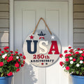 Red, White and Blue USA Door/Wall Hanger