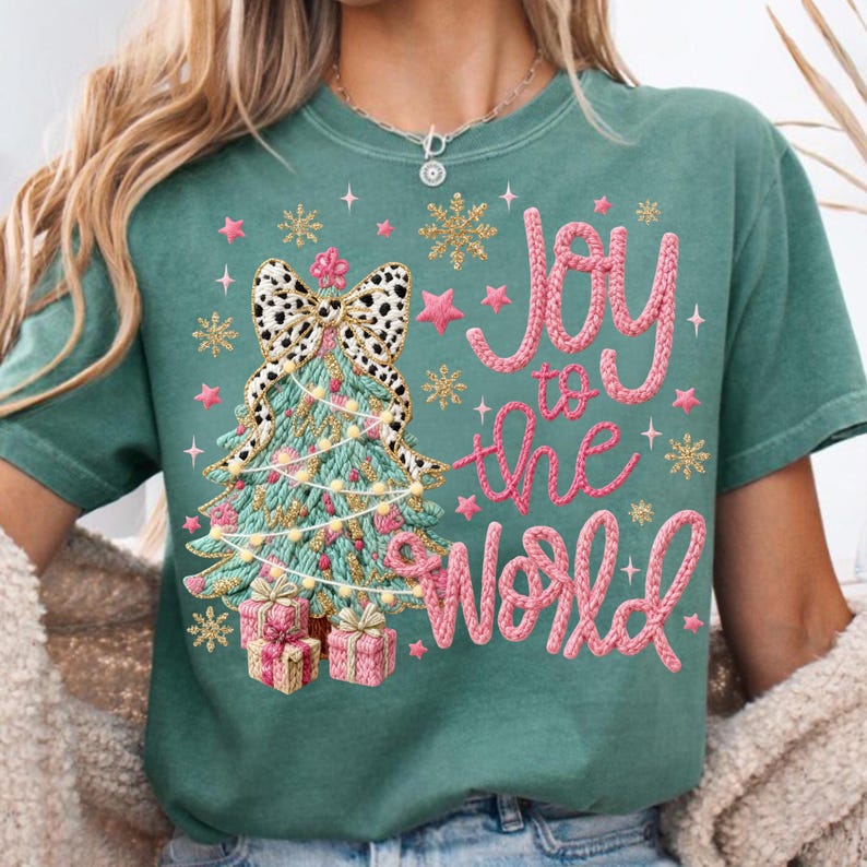Joy to the World Yarn Crochet Tee