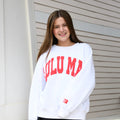 Lulu Mac Sweatshirt White/Red - Puff
