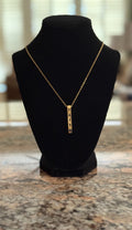 18" Customizable Vertical Bar Necklace