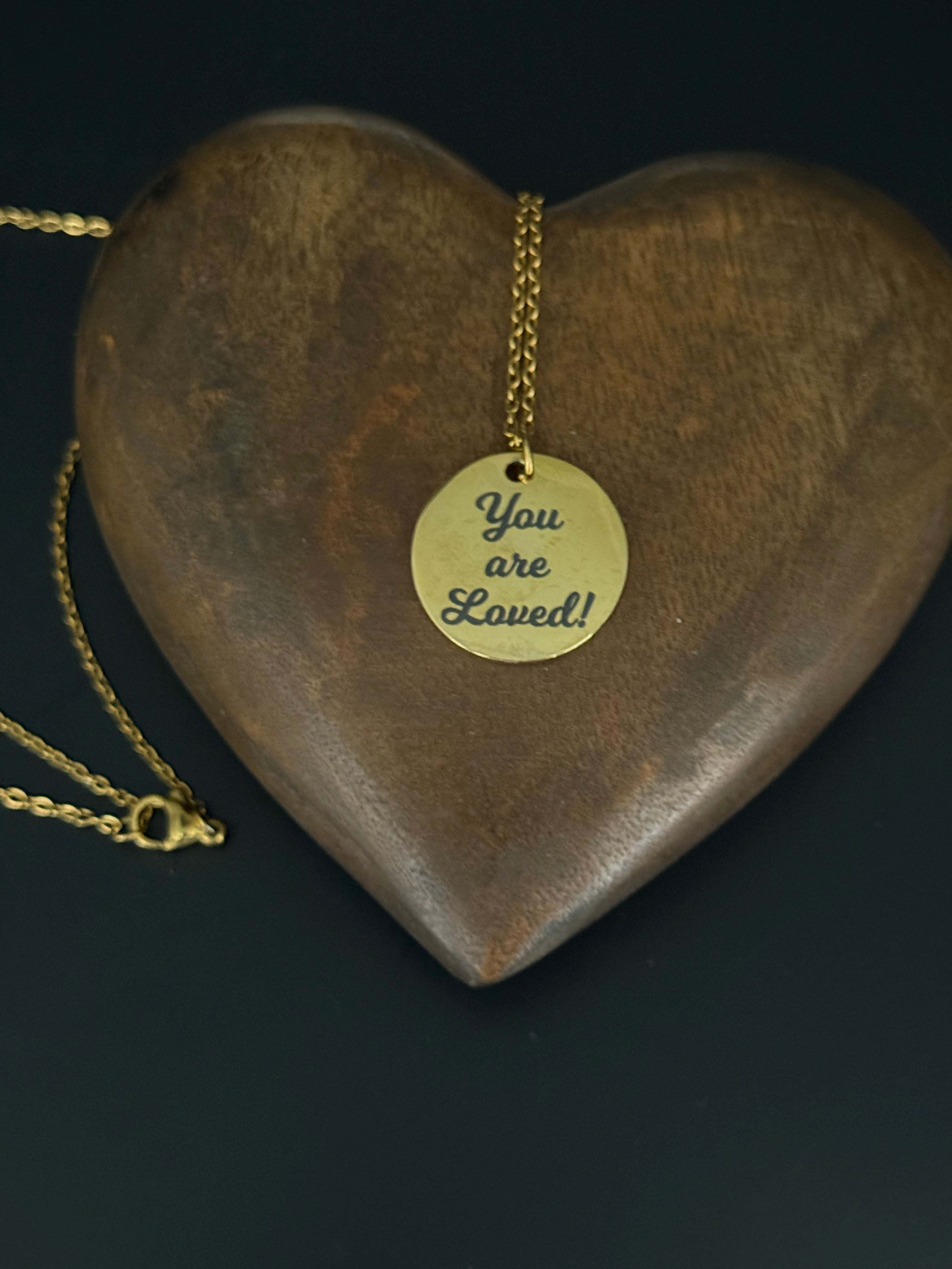 !8" Customizable Circle Necklace