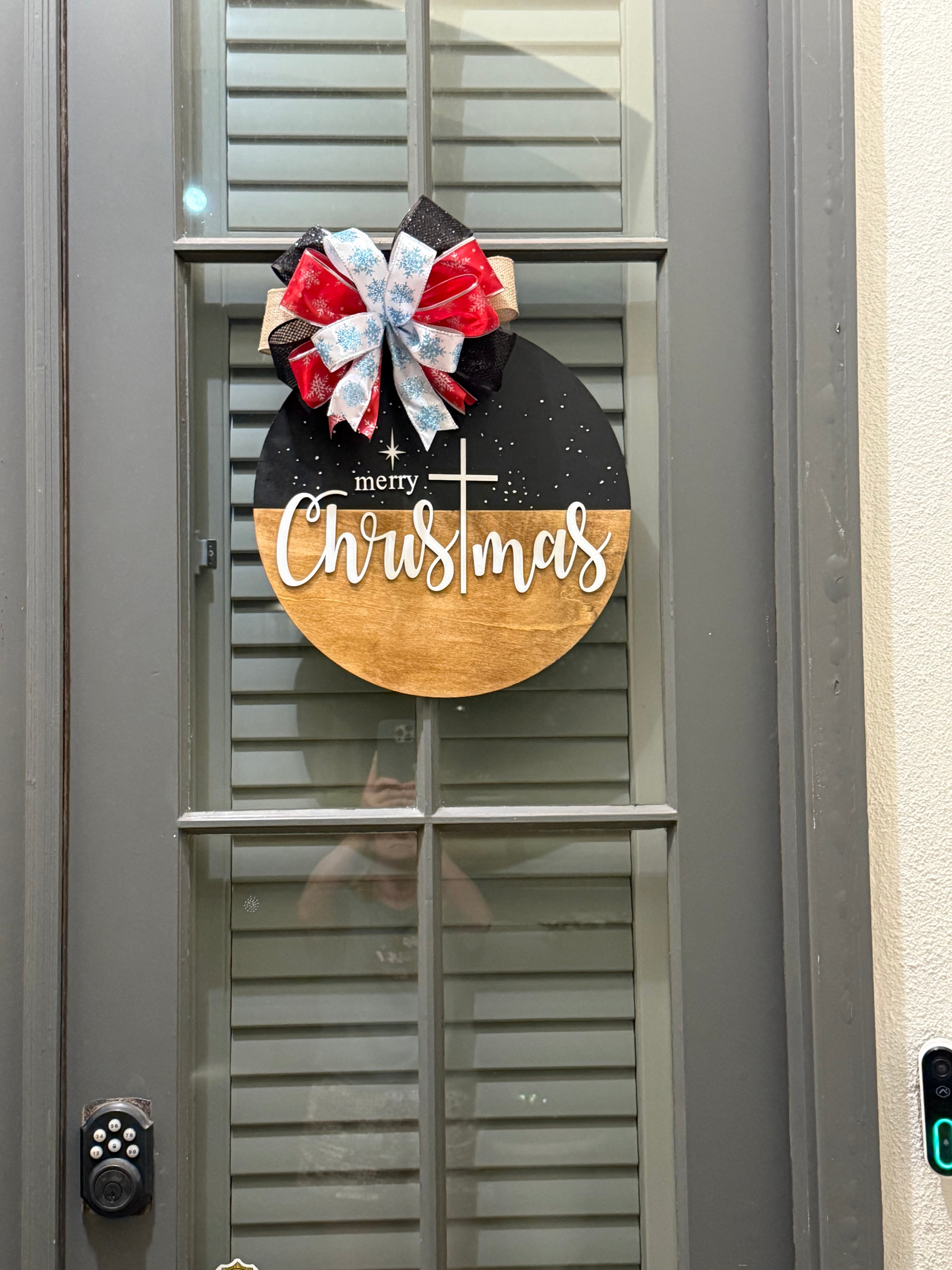 16" Christmas Door Hanger