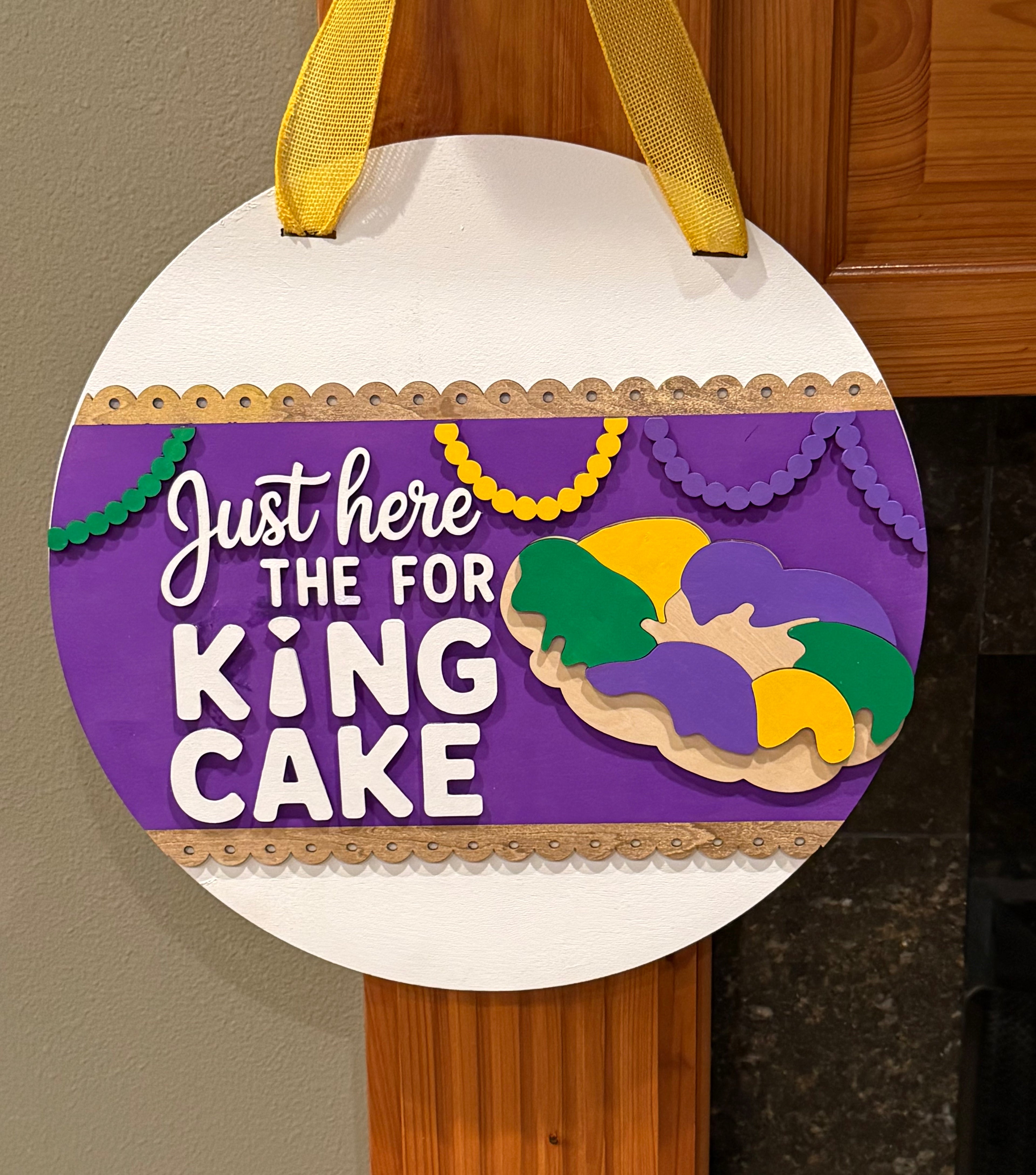 Mardi Gras Door Hanger