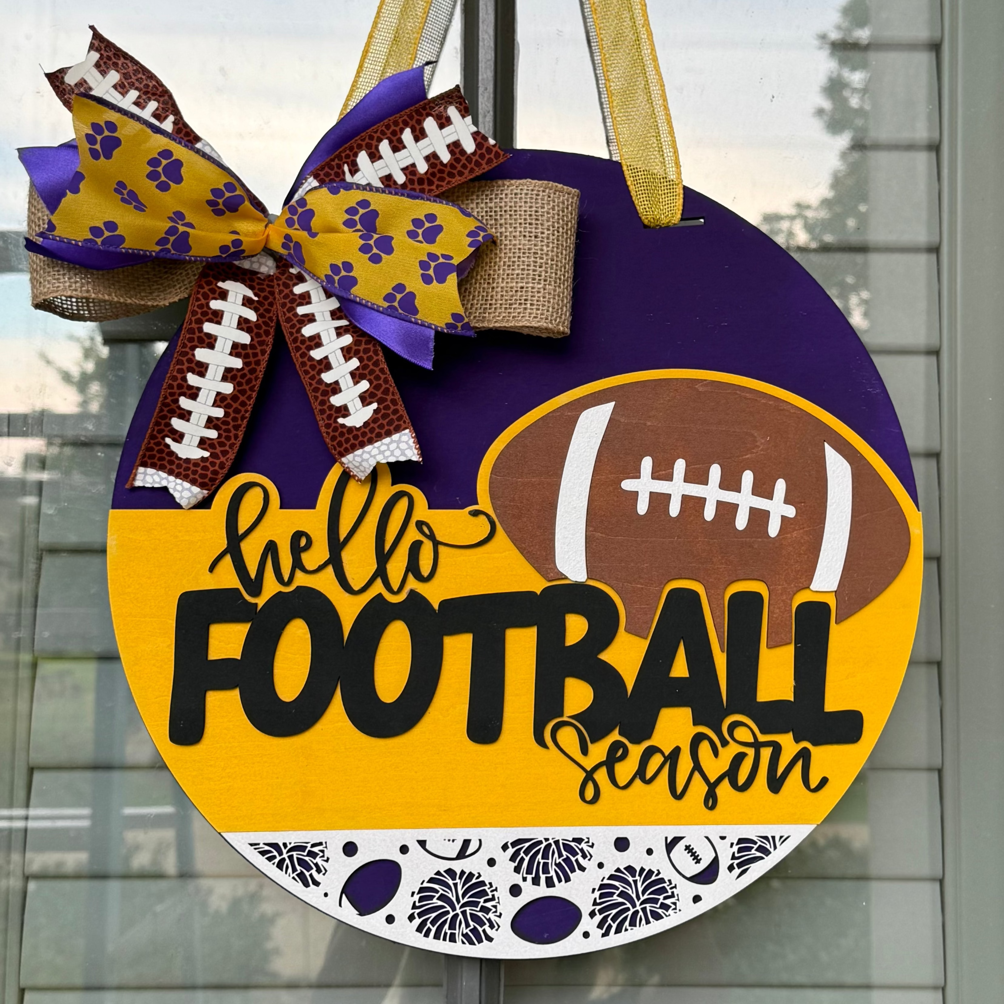LSU Door Hanger
