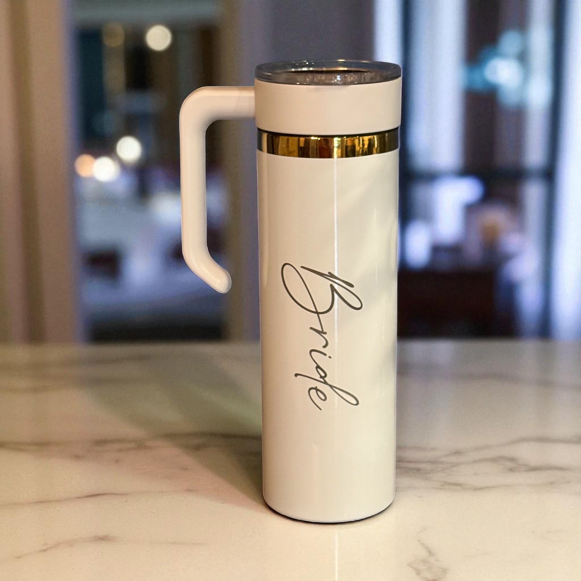 Bride Tumbler with Handle