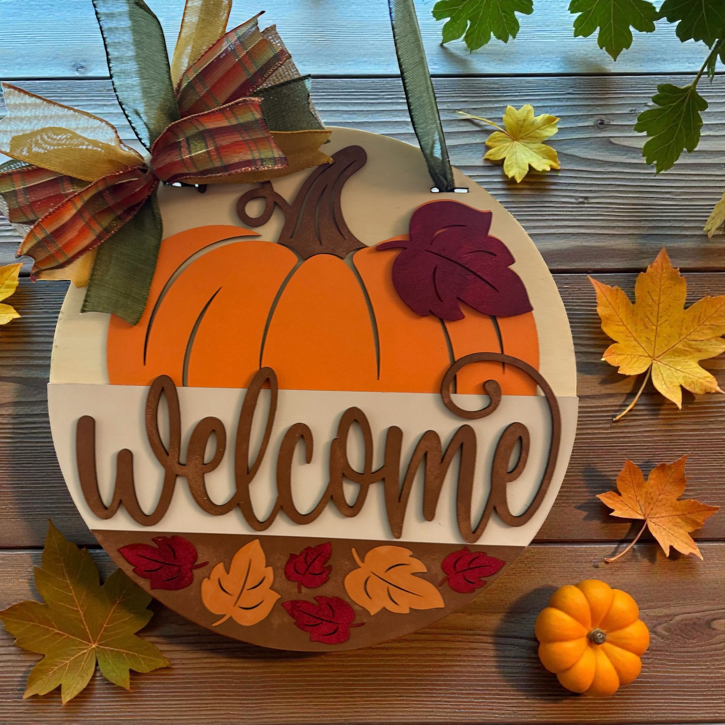 Fall 14" Door Hanger