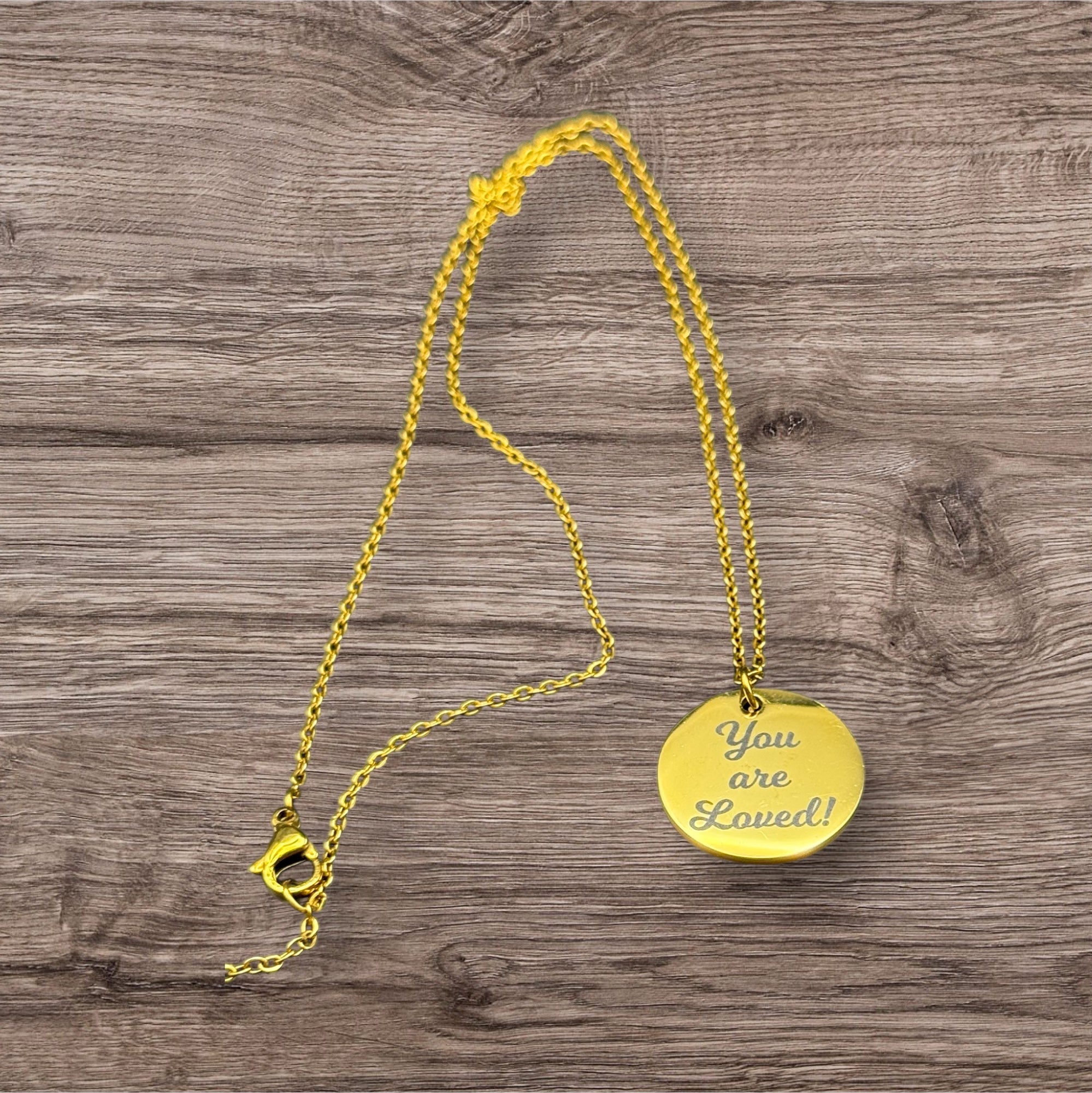 !8" Customizable Circle Necklace
