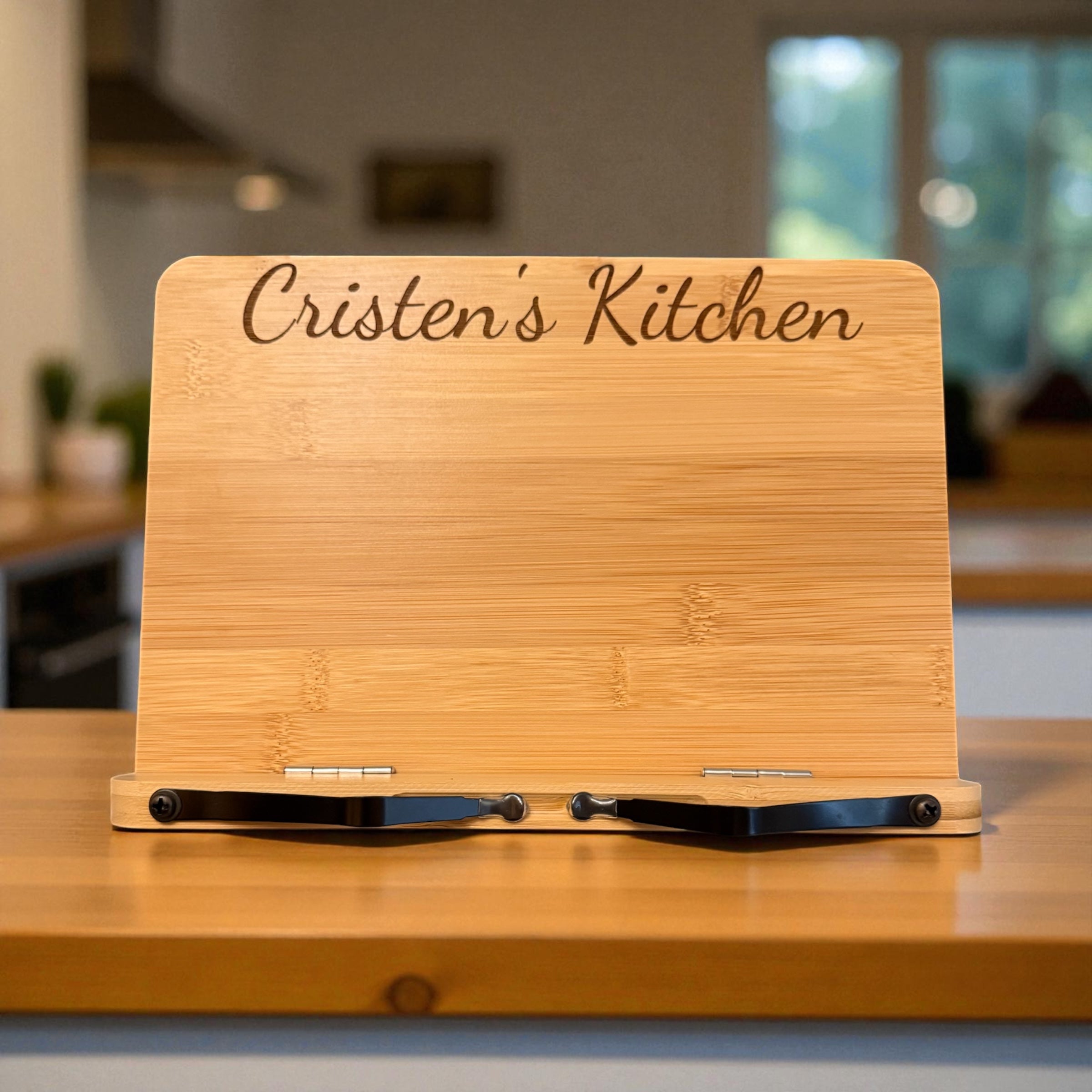 Personalized Ajustable Cookbook Stand