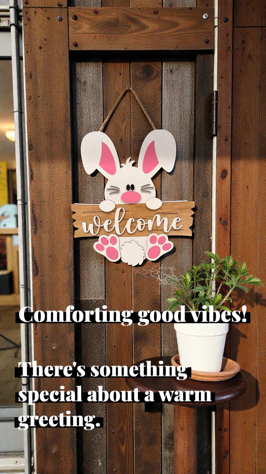 Easter Bunny Door Hanger