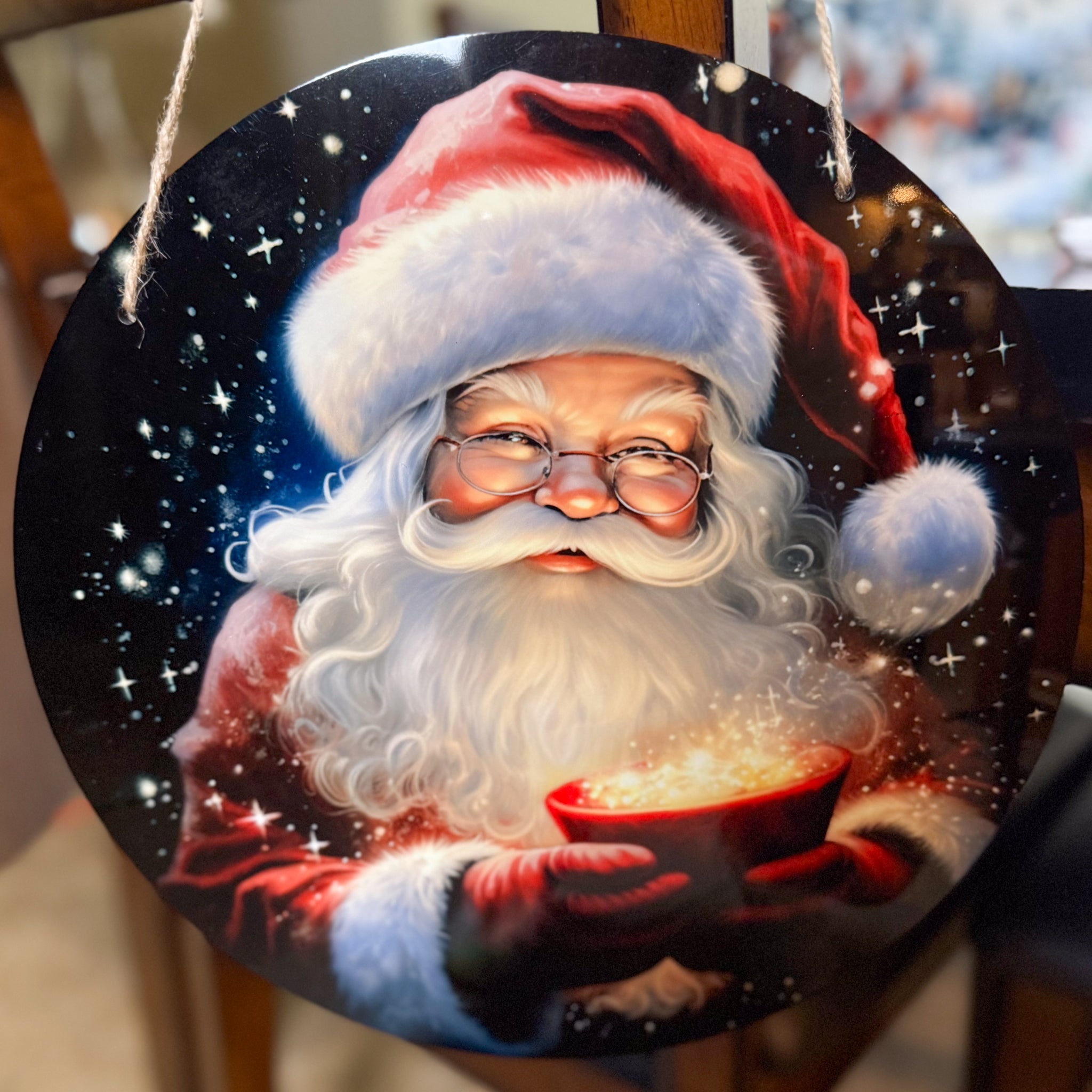 12-inch Santa Door Hanger