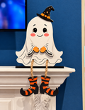 Halloween Shelf sitters - Ghost & Skeleton Witch